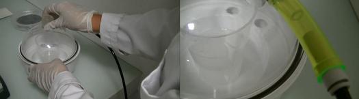 PDMS復(fù)制:PDMS脫氣去除氣泡 PDMS復(fù)制:PDMS脫氣去除氣泡